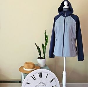 EUC - Columbia Lightweight Hooded Rain/Windbreaker Jacket - Sz L